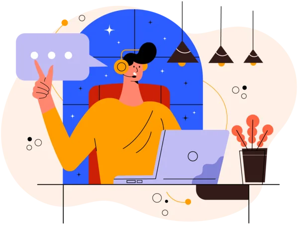 Contact Us Illustration