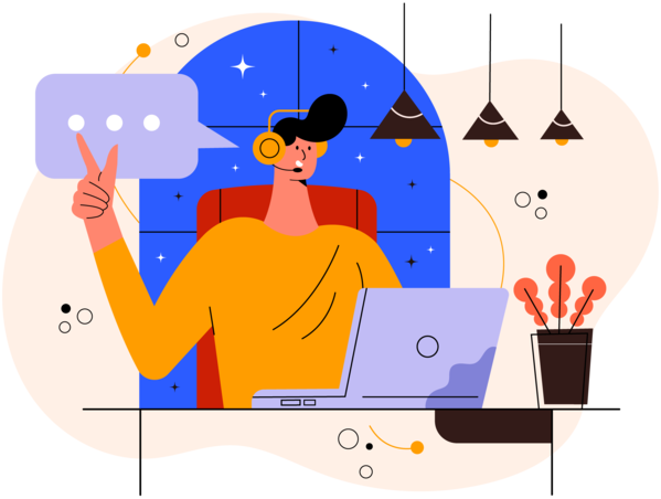 Contact Us Illustration