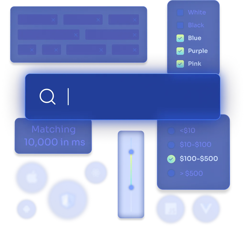 Algolia Instant Search with filters and faceted navigation