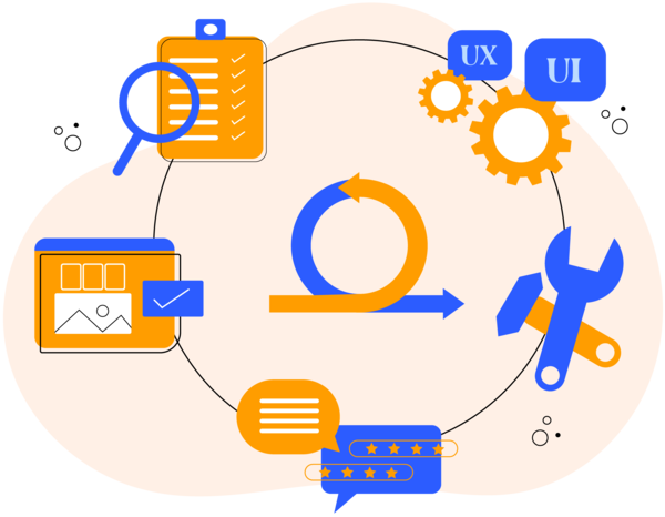 Slow legacy storefront illustration