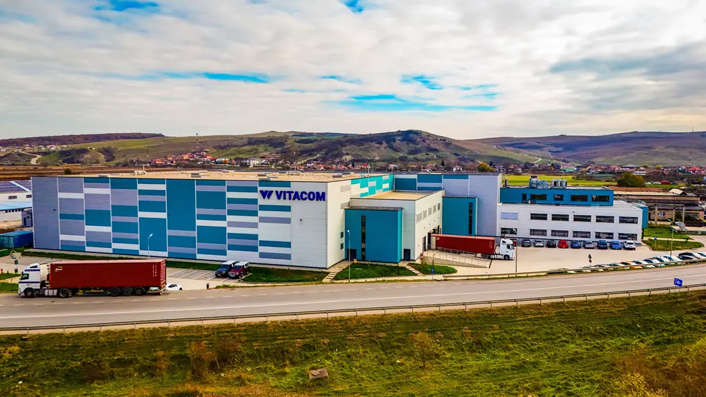 Aerial view of the Vitacom building