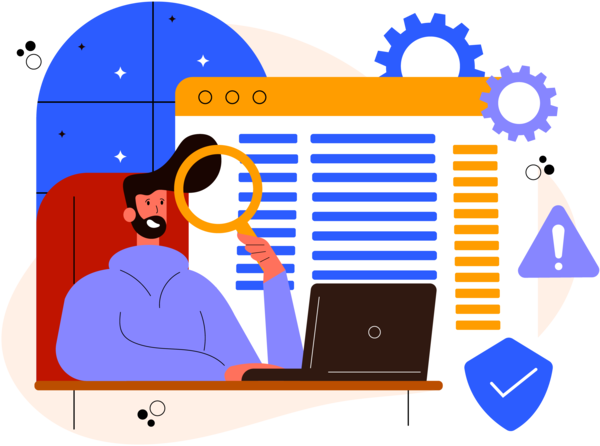 Ilustrație analiză website